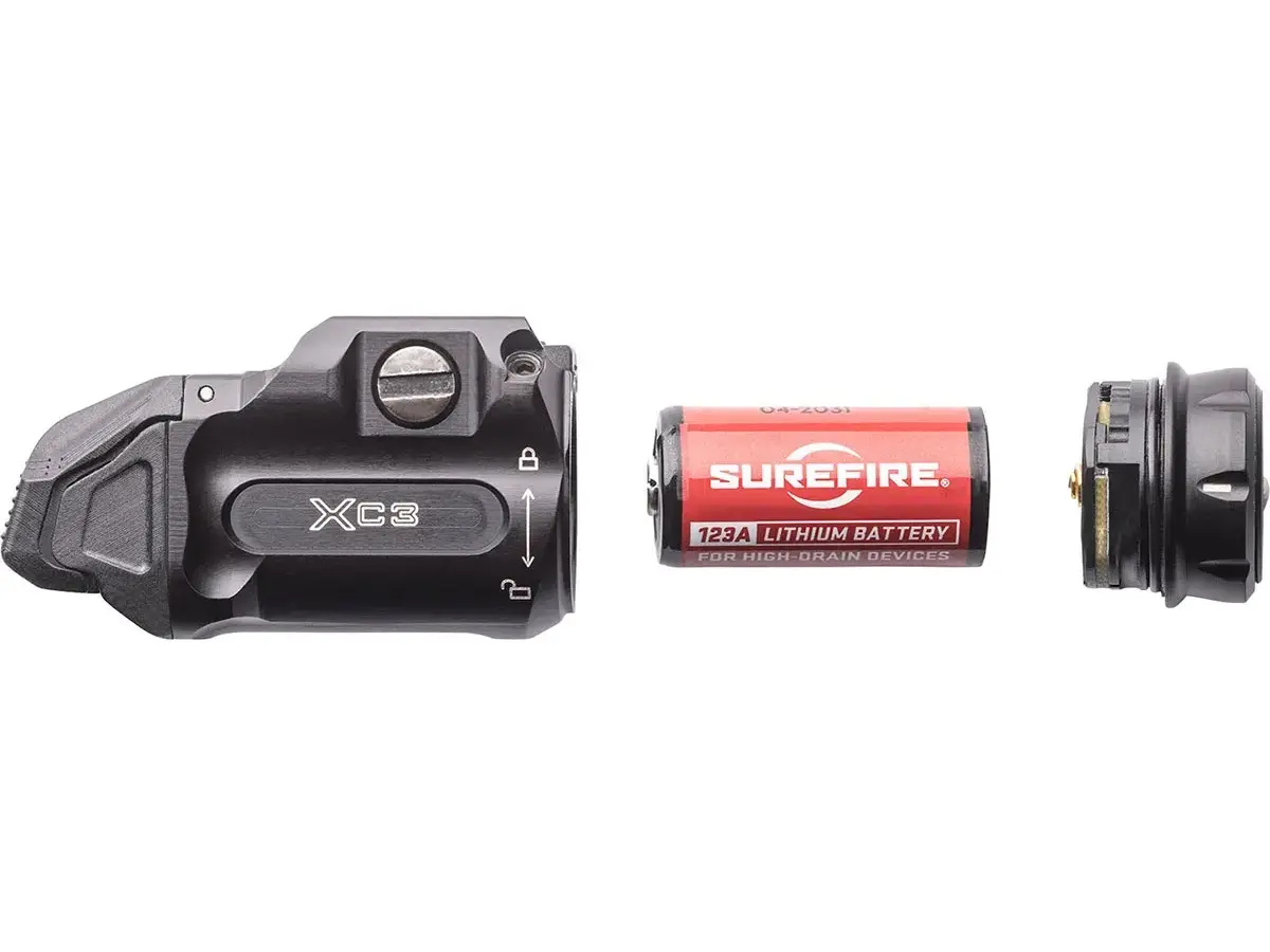 XC3 WeaponLight For Compact Handgun With Rail Mount Black - photo 6
