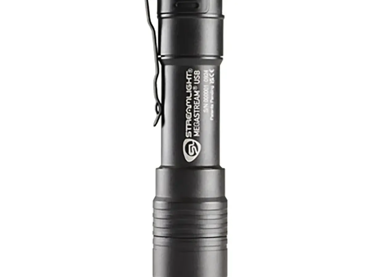 The MegaStream USB Rechargeable EDC Flashlight Black - photo 2
