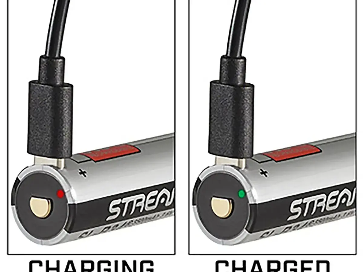 The MegaStream USB Rechargeable EDC Flashlight Black - photo 4