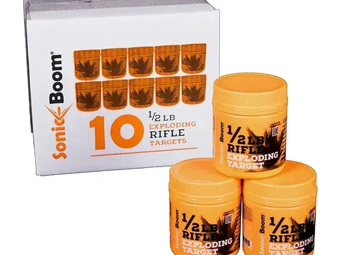 1/2 Pound Exploding Rifle Target 10 Pack