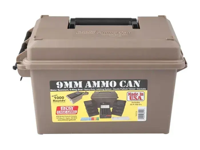 Ammo Can Combo Pack 9mm Luger 1000 Round Polymer Tan - photo 3