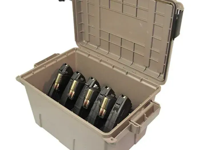 Tactical Mag Can AK47 (30 Rd) 7.62x39 Cal 9-Mag Polymer Tan - photo 2