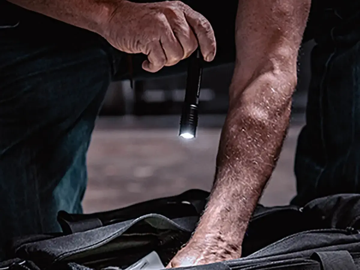ProTac 2AA-X USB Rechargeable Tactical Flashlight Black - photo 2