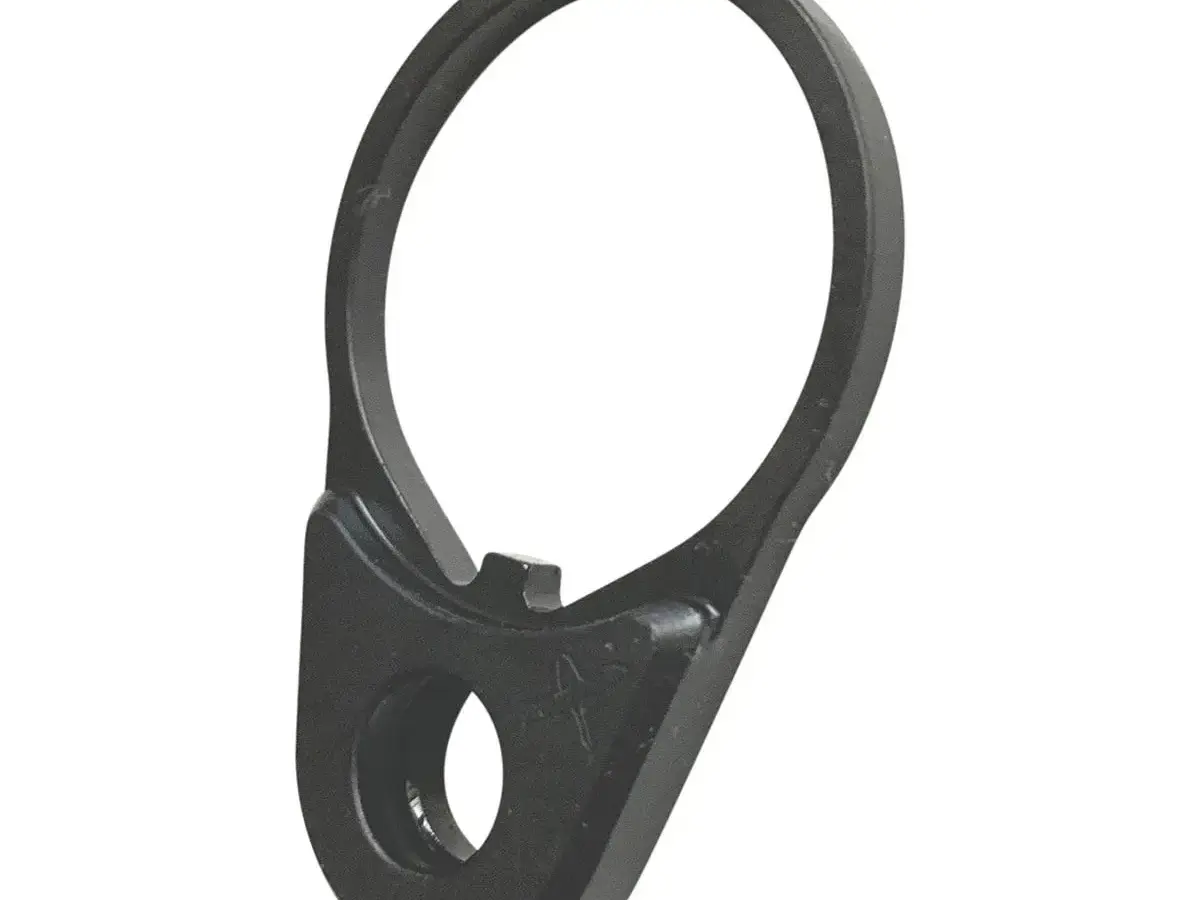 Sling Adapter End Plate, Hvy, 1 Socket DLC BLK