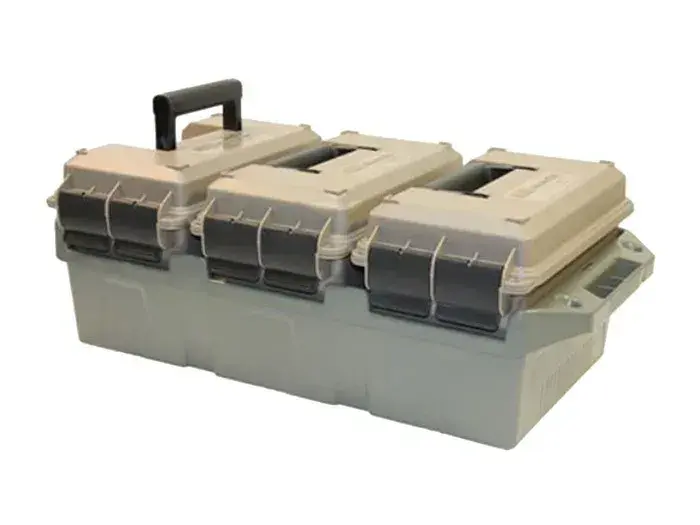 MTM 3-Can Ammo Crate 50 Cal Dark Earth - photo 2