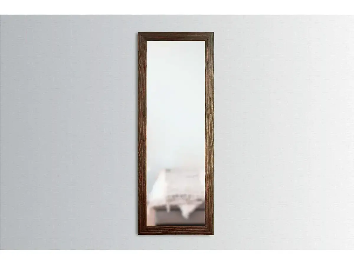 1450 Framed Concealment Mirror Walnut