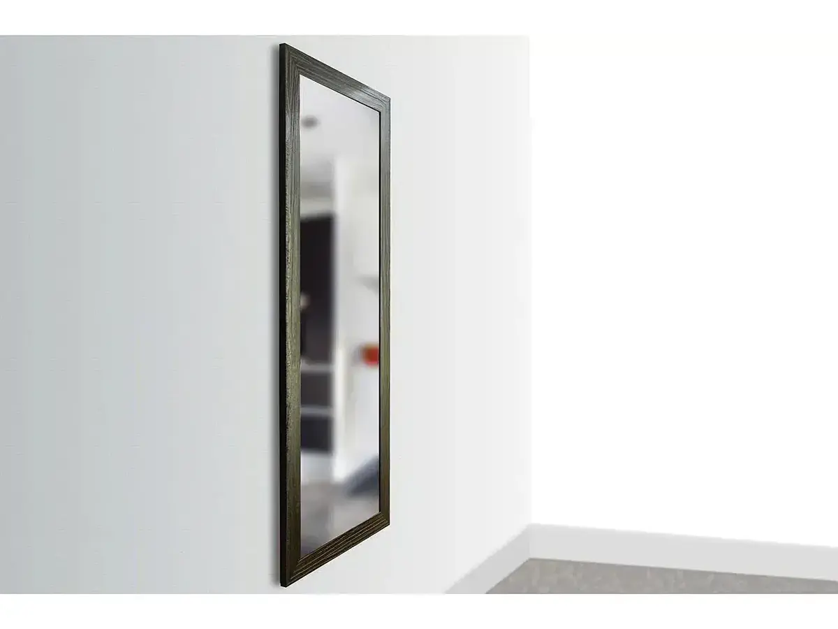 1450 Framed Concealment Mirror Espresso