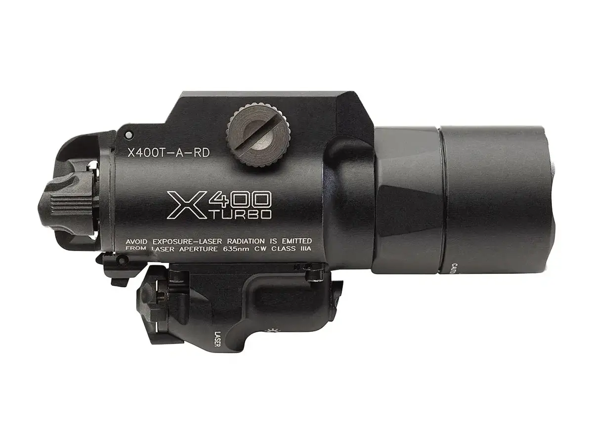 X400T Turbo High Candela Handgun Light + Red Laser Black - photo 2