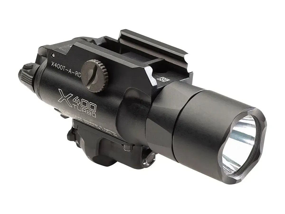 X400T Turbo High Candela Handgun Light + Red Laser Black - photo 6