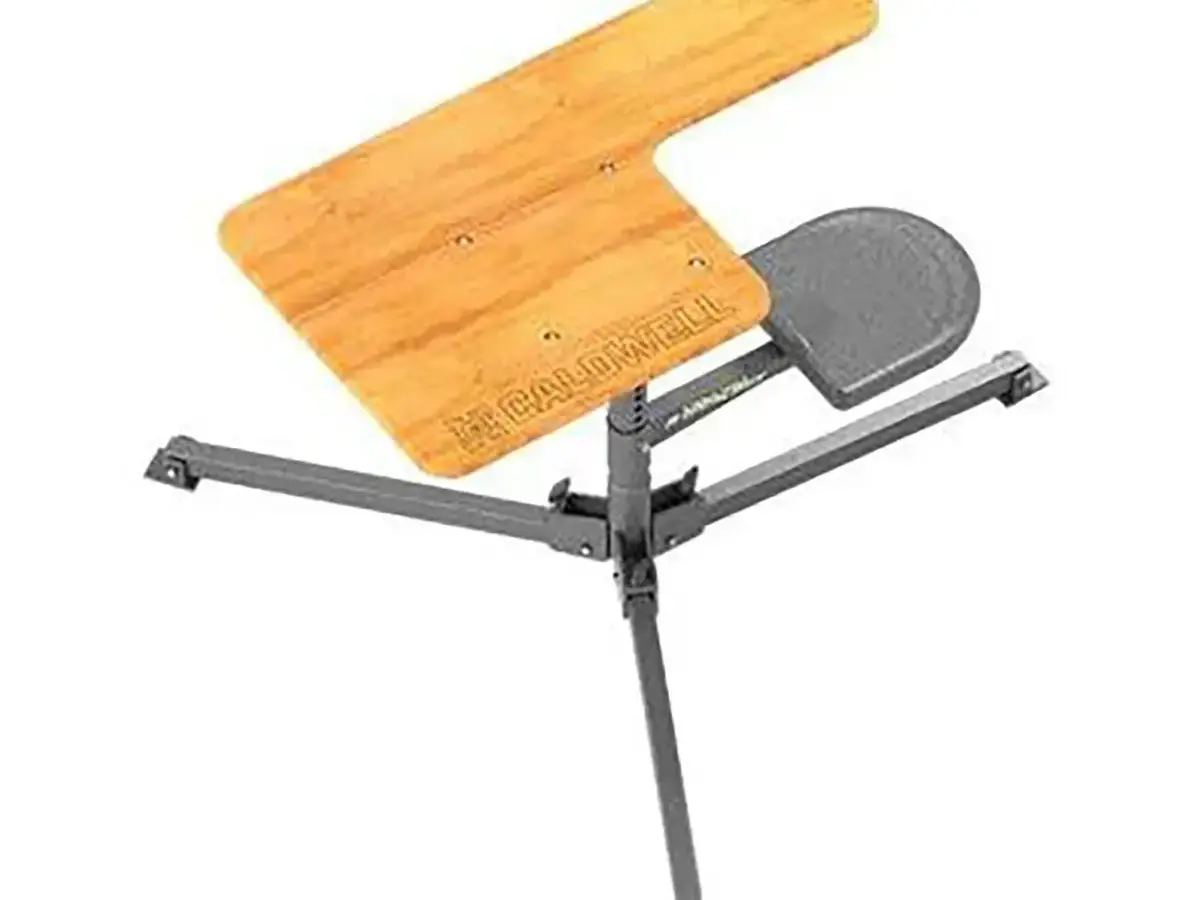 Stable Table BR Shooting Bench w/Red Oak Table & Steel Frame - photo 2