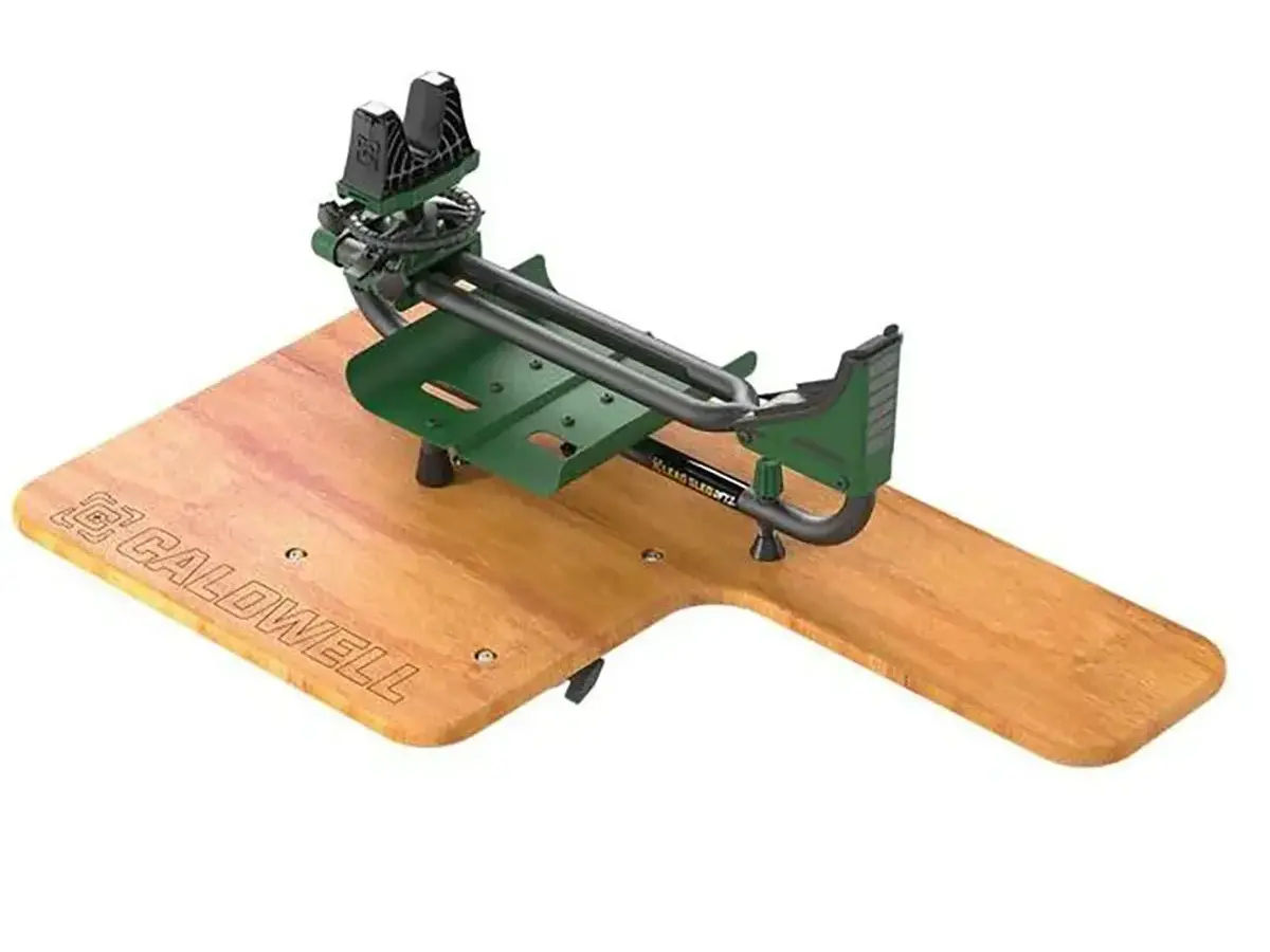 Stable Table BR Shooting Bench w/Red Oak Table & Steel Frame - photo 3