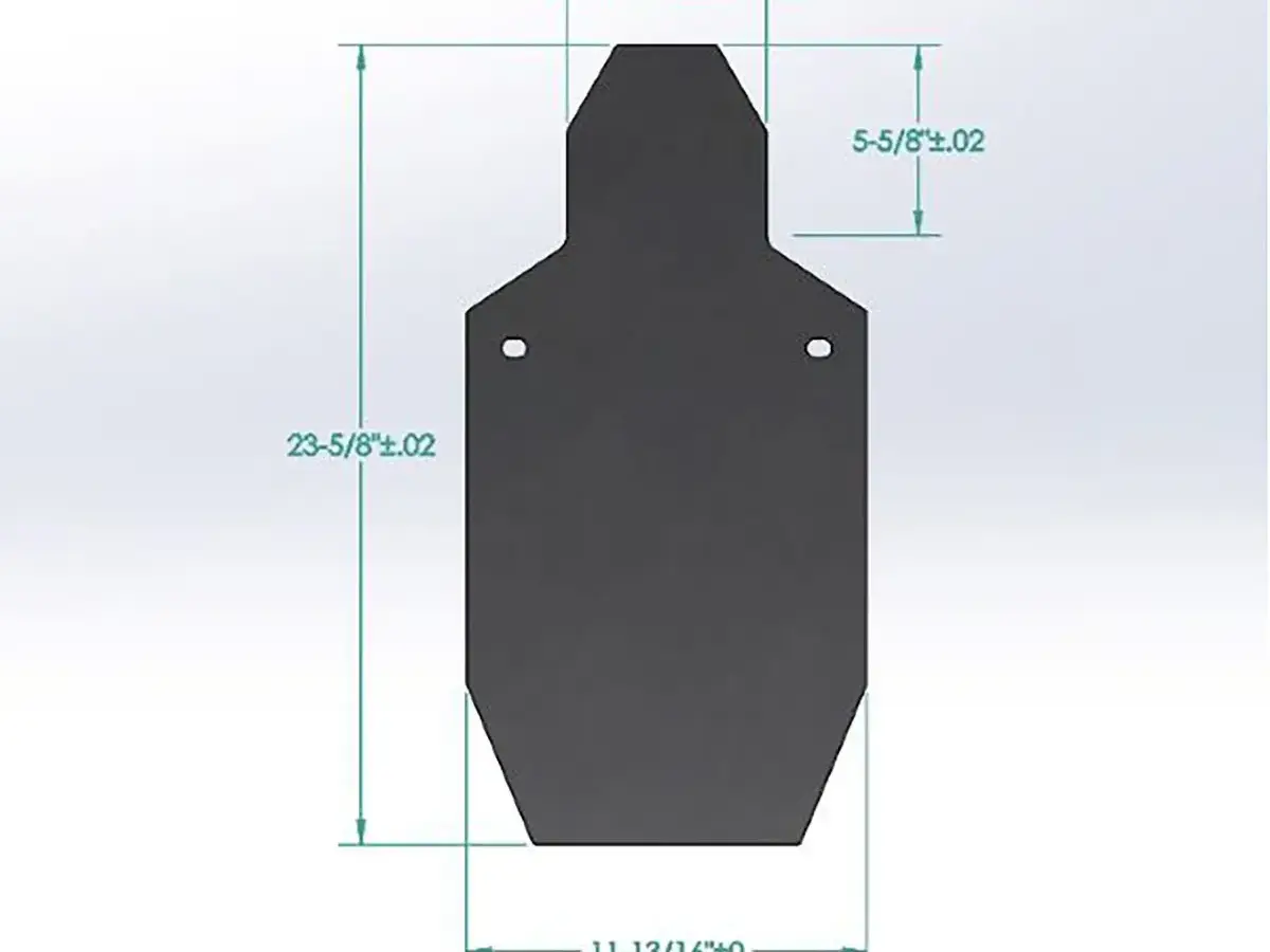 TAC BC-C ZONE® W/Armor Plate Post & Tube Base Steel Target - photo 6