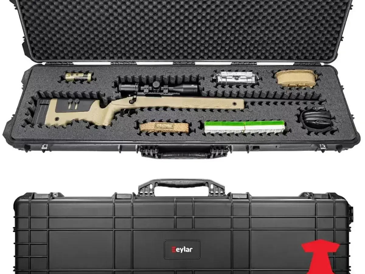 53" Hard Rifle Case w/Ragar Foam Insert Black - photo 5