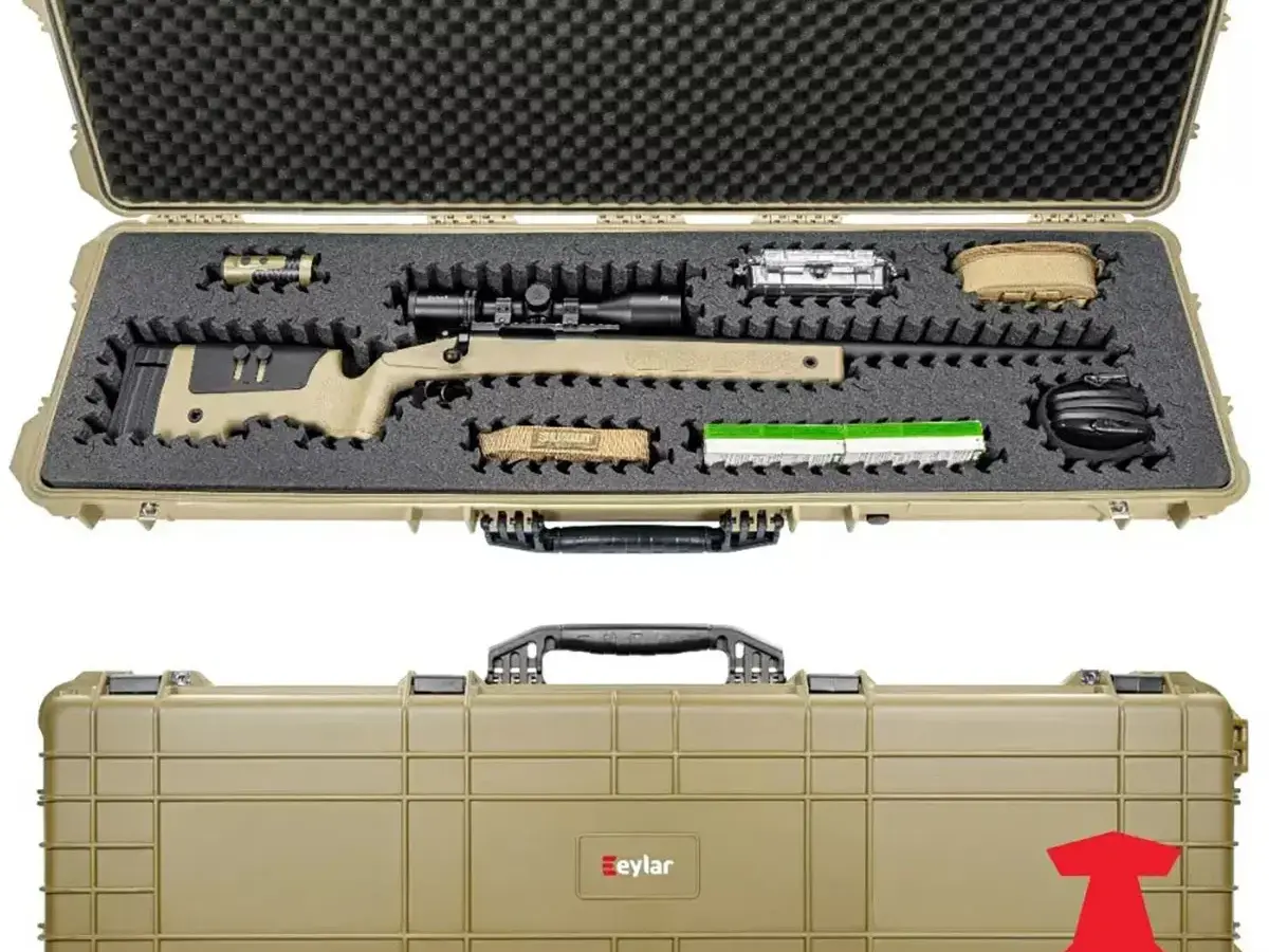 53" Hard Rifle Case w/Ragar Foam Insert Tan - photo 4