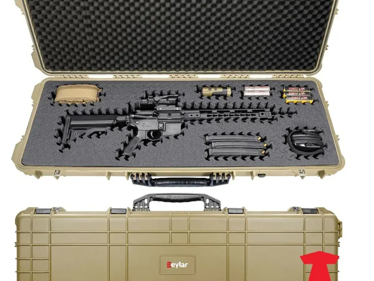 44" Hard Rifle Case w/Ragar Foam Insert Tan