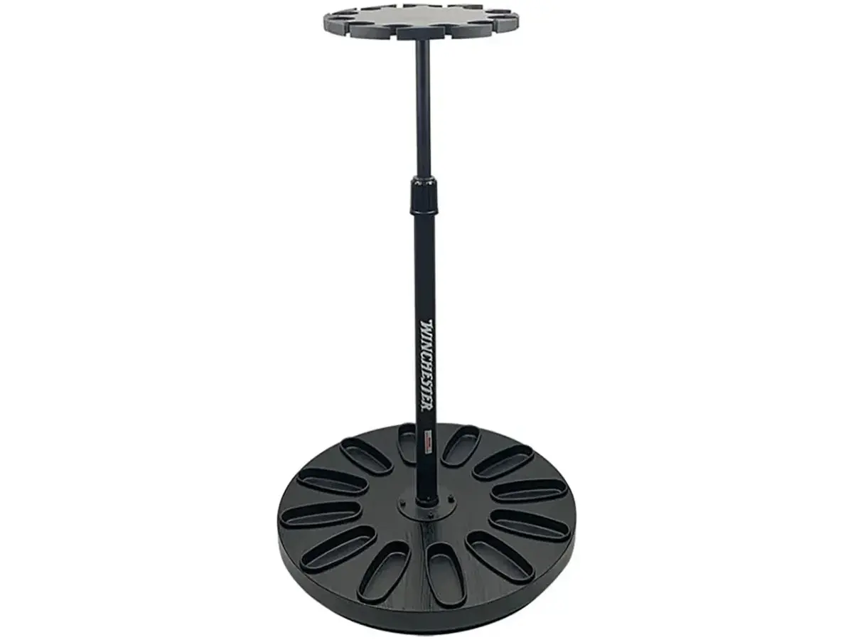 12 Gun Rotating Rack Black