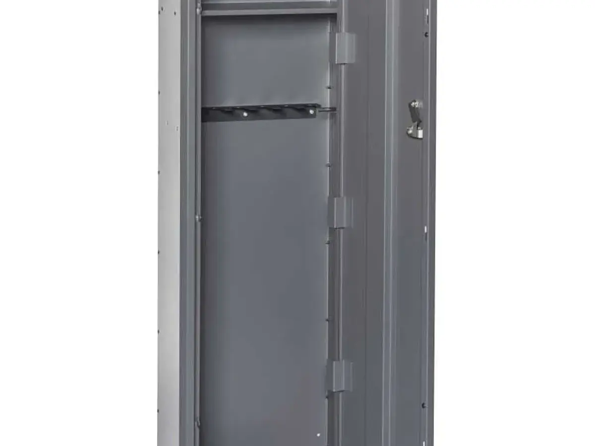Gun Cabinet W/Key Lock 8-Gun 55" H X 18" W X 10" D, Black - photo 2