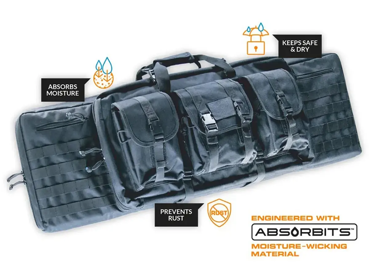 Bone-Dri Rust Prevention Dual Rifle Case 46.75" Black - photo 3