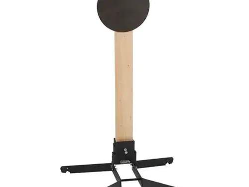 10" Steel Handgun Target with Heavy Base - photo 3