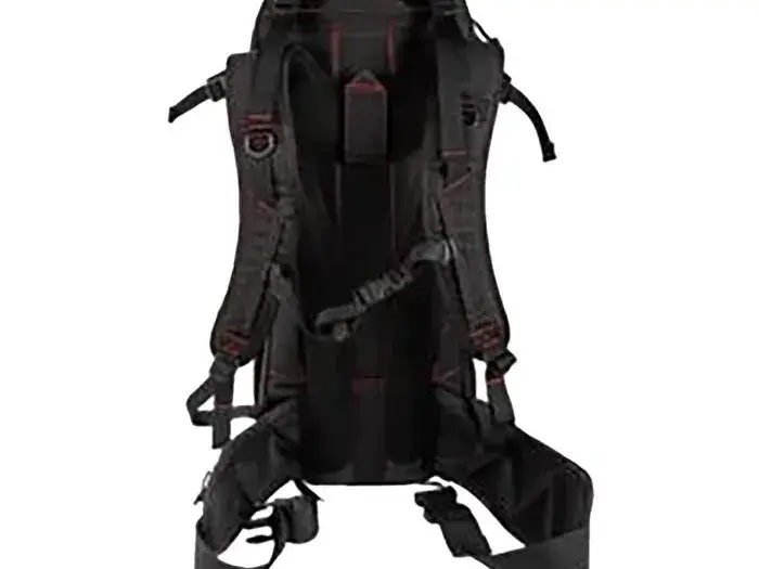 Apparition Bag Black/Black Diamond with Red stitching