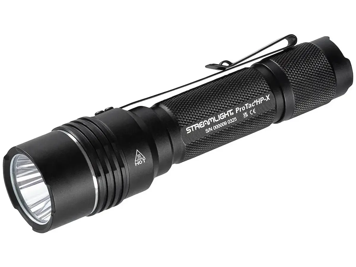 ProTac HP-X Tactical Flashlight CR-123A Black