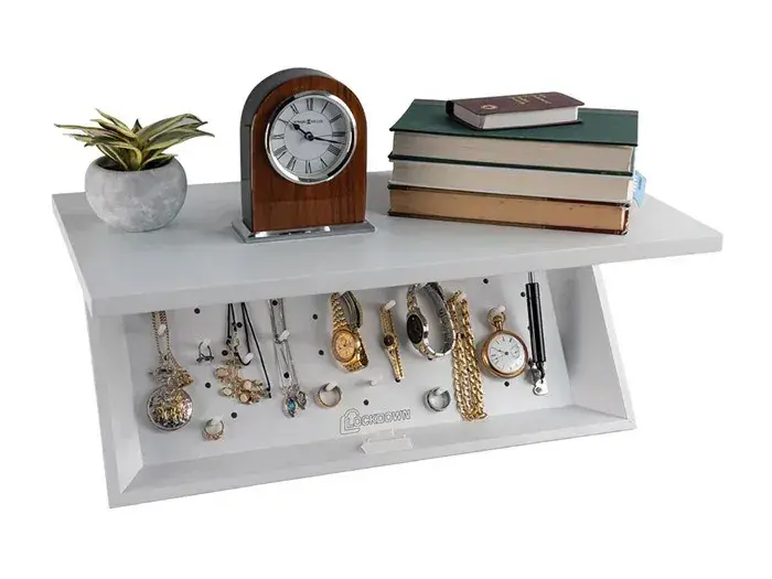 Firearm Concealment Shelf, White - photo 2