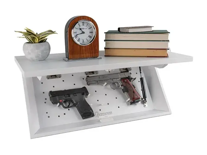 Firearm Concealment Shelf, White - photo 4