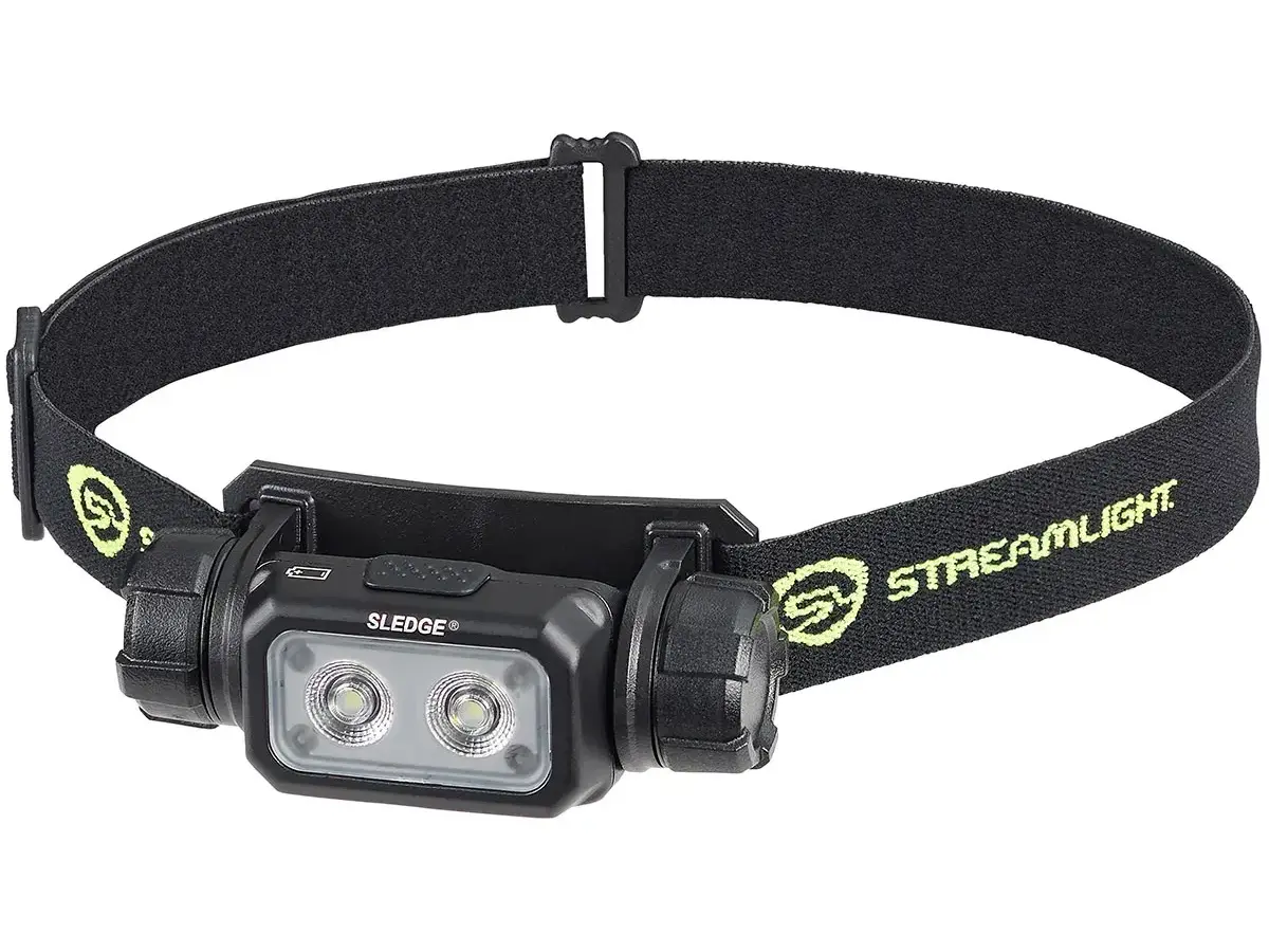 Sledge Headlamp Recharchabe Black