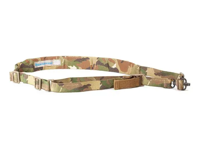 Vickers Padded 2-To-1 Red Swivel Sling Multicam