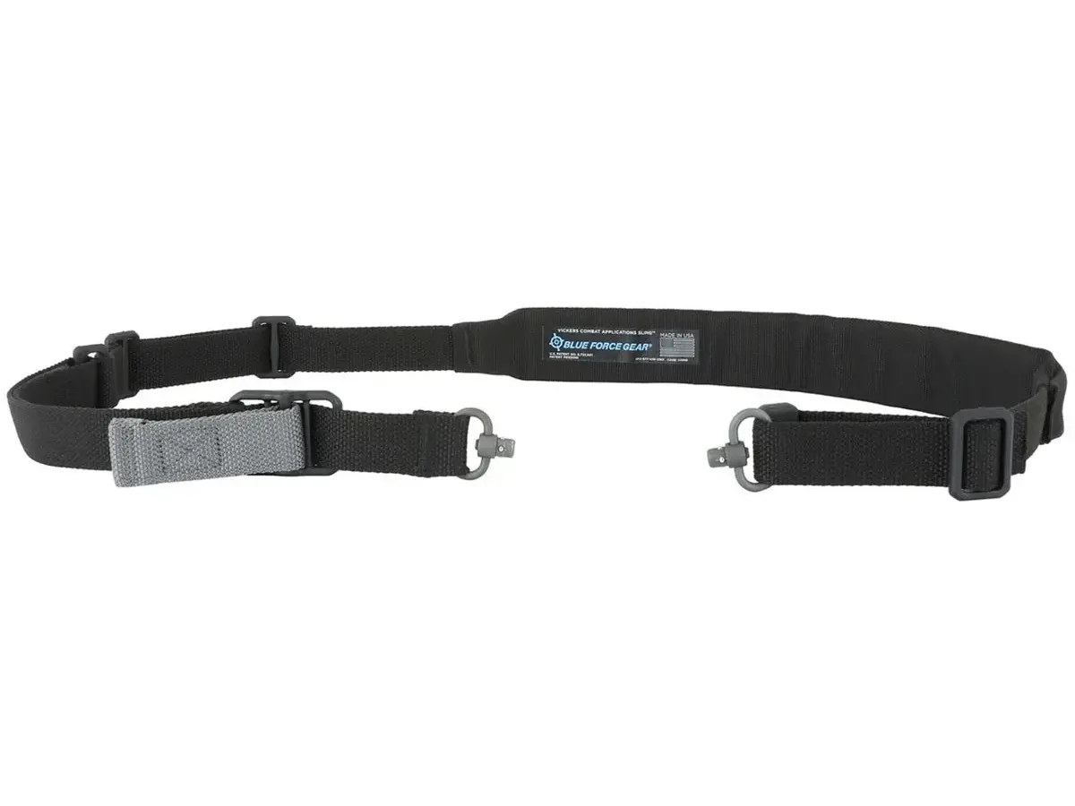 Vickers Padded 2-to-1 Sling Push Button Version Black