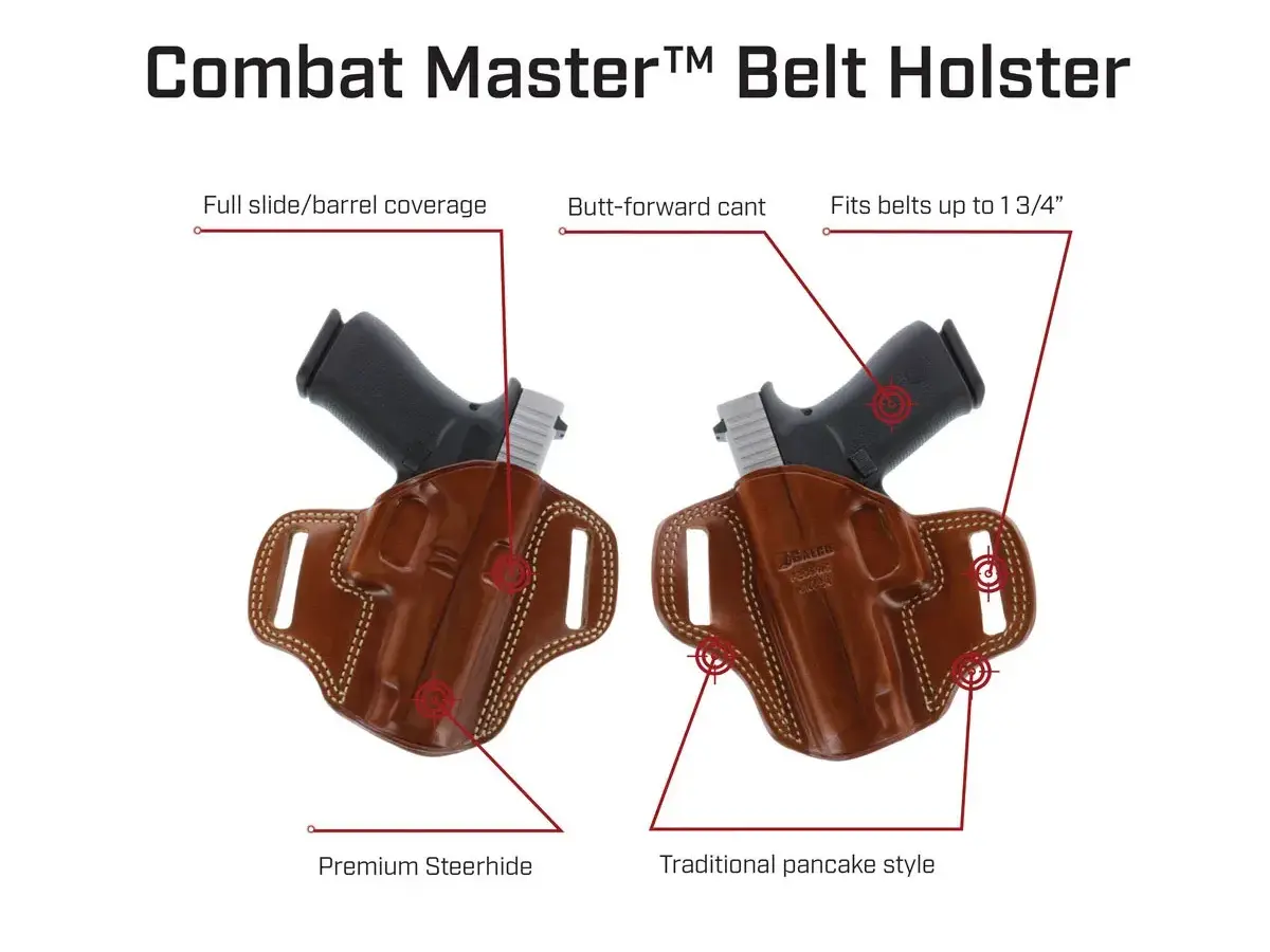Combat Master S&W N Frame 4" -Black-Right Hand - photo 4
