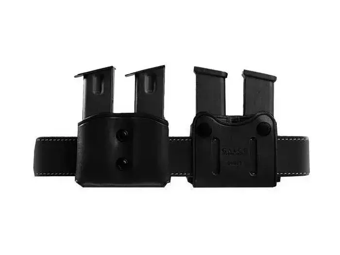 Double Mag Carrier .45 Single Metal Mag-Black