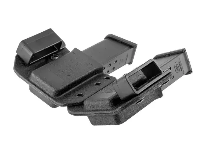 Copia Double Pistol Mag Carrier 9/40 Black Short - photo 4