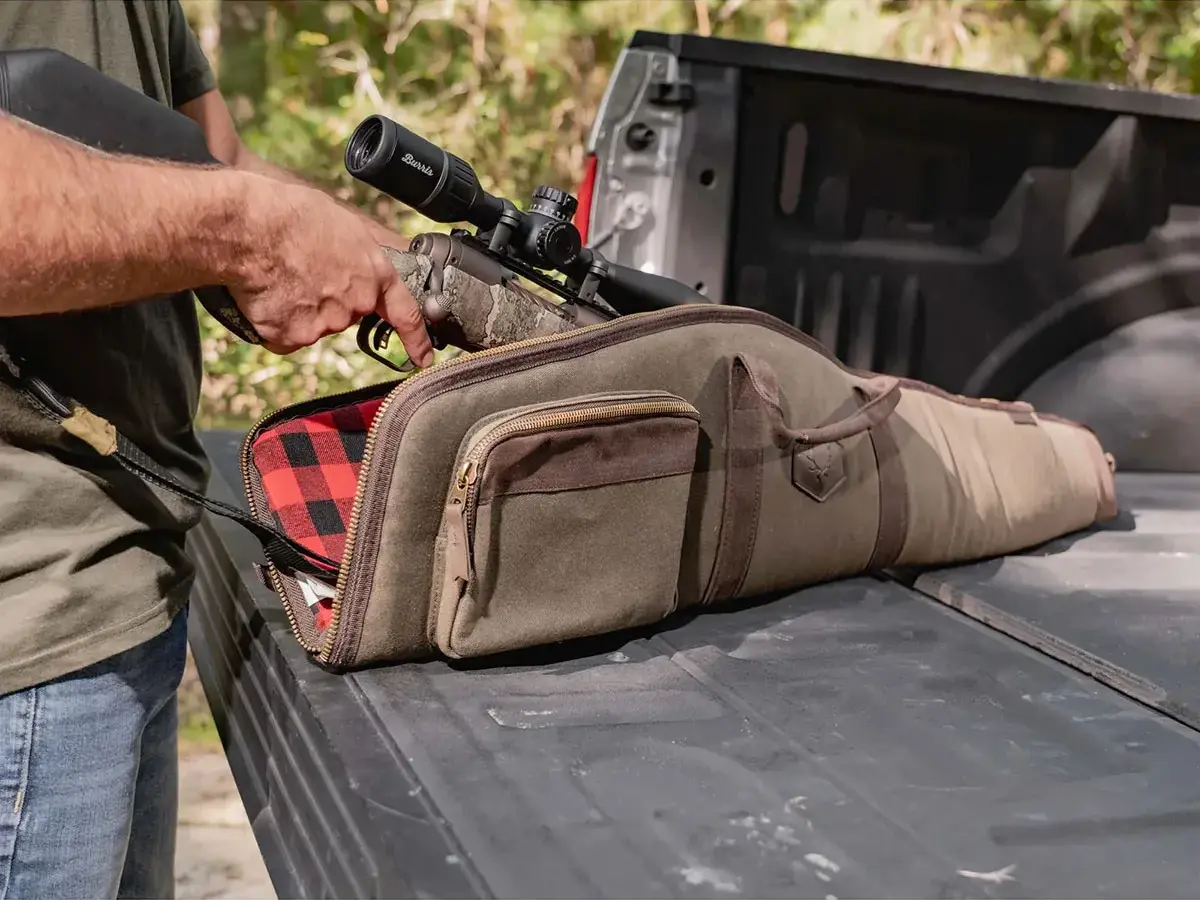 Rawhide Waxed Canvas 48" Rifle Case Brown - photo 5
