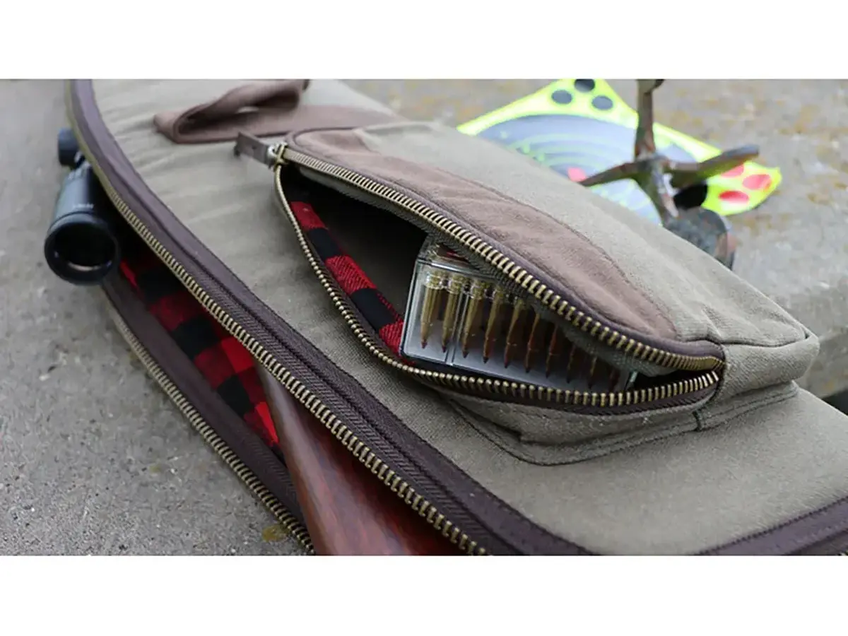 Rawhide Waxed Canvas 48" Rifle Case Brown - photo 8