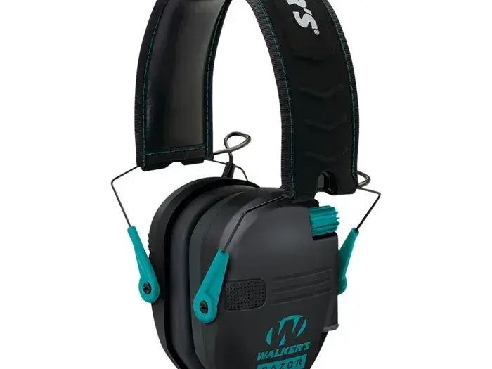 Razor Slim Electronic Muffs, Teal