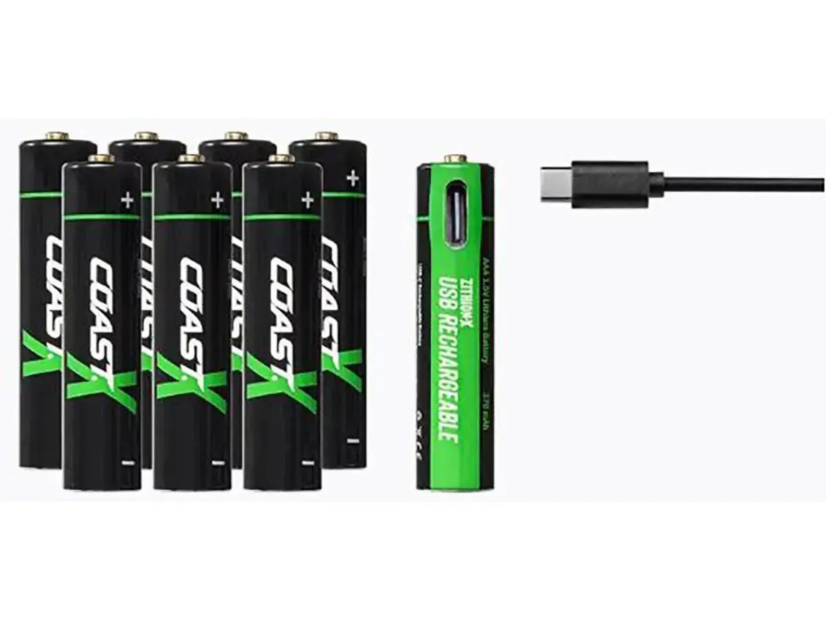 ZXAAA Rechargable Battery 8-Pack
