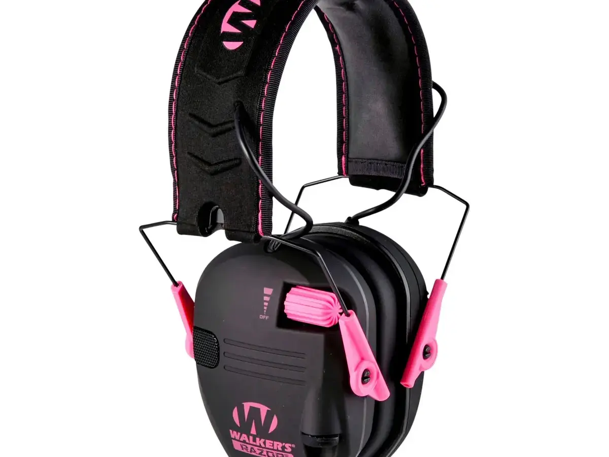 Razor Slim Electronic Muffs, Pink