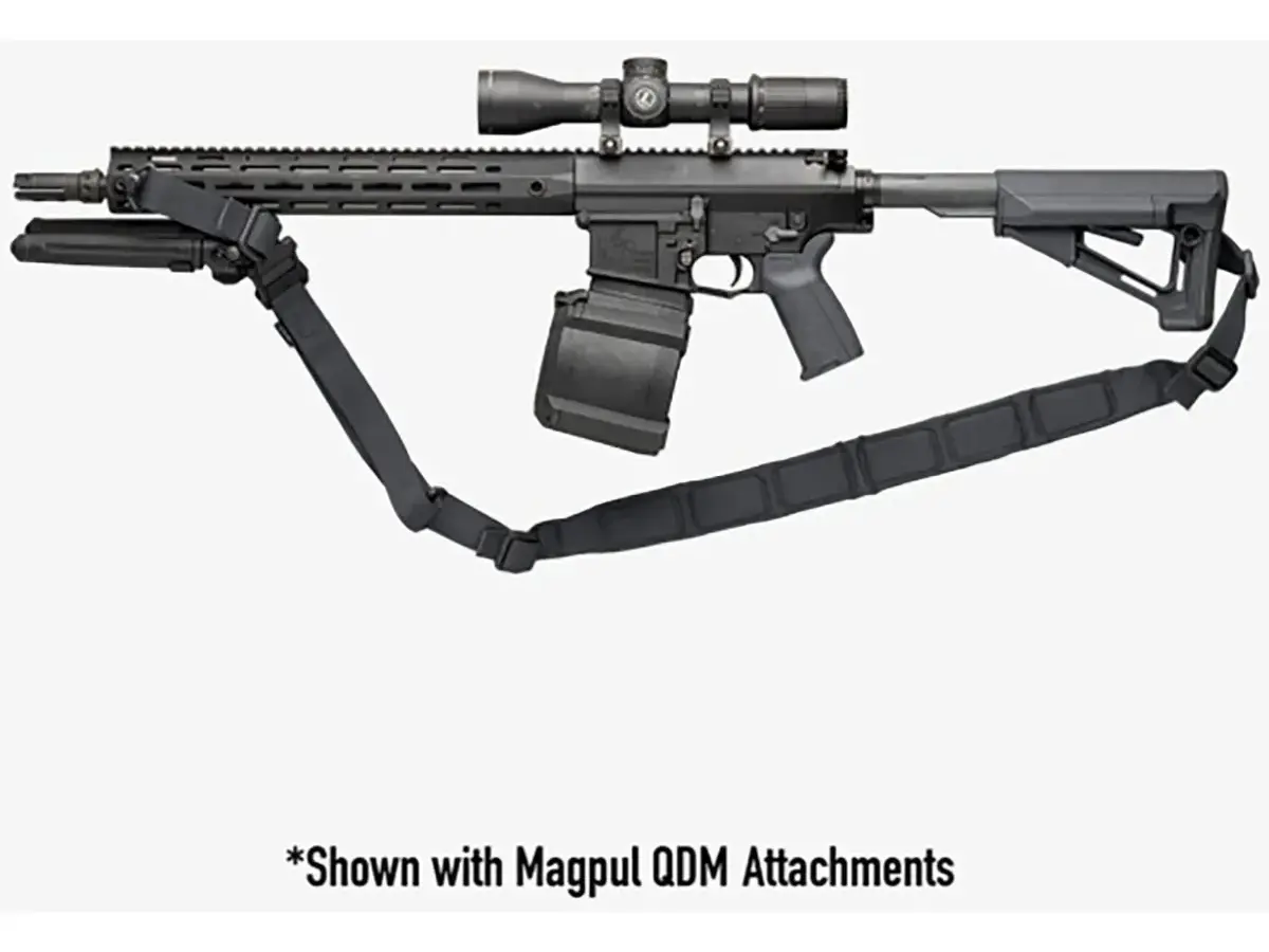 MS1 Padded Two-Point Rifle Sling Stealth Gray