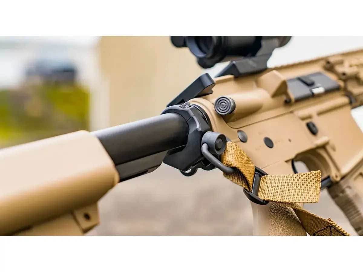 Tri-Base Mil-Spec Buffer Tube QD Sling Mount Black - photo 3