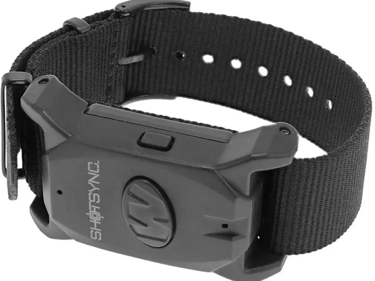 SHOTSYNC Wearable Shot Timer Black