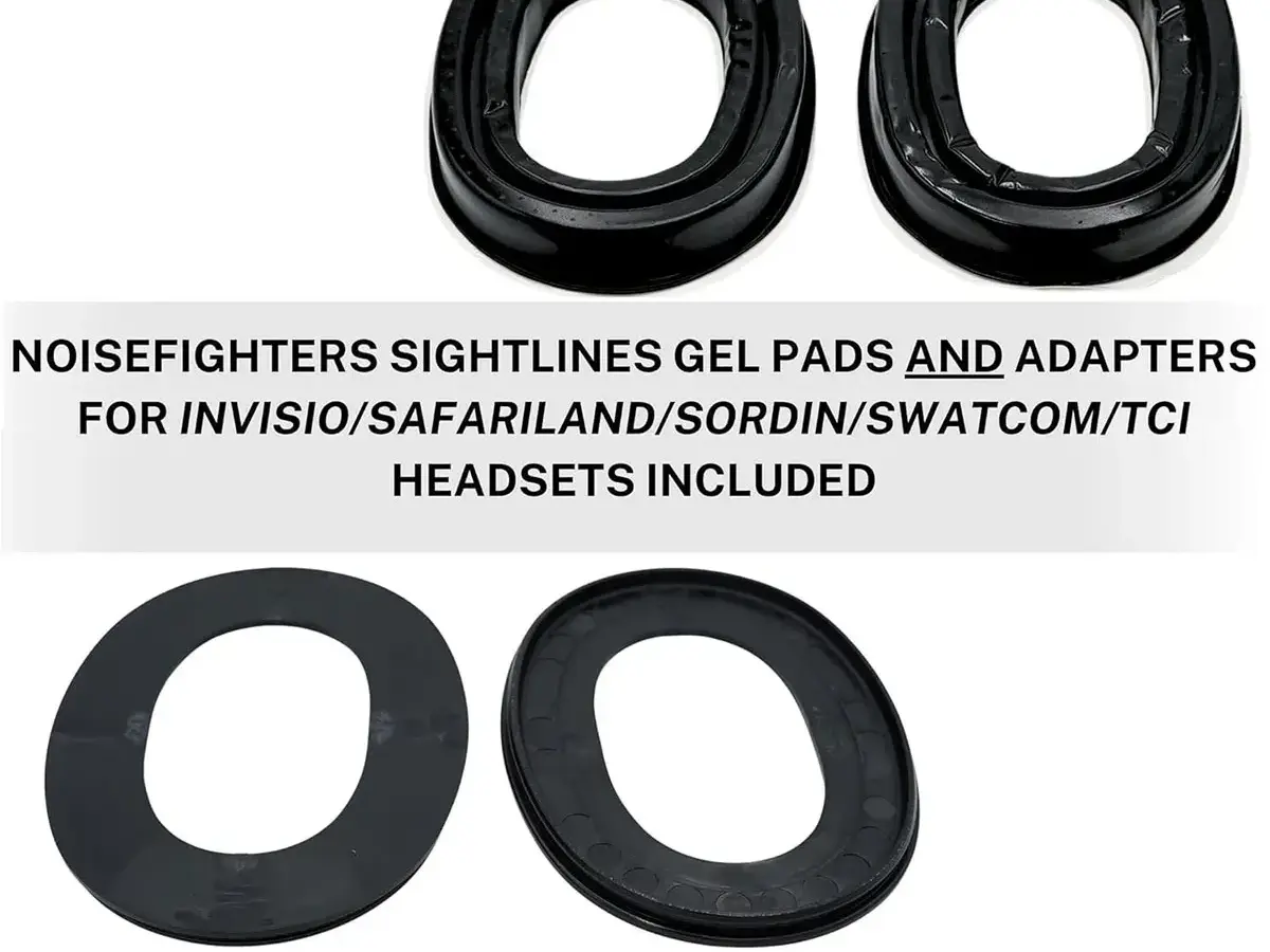 Sightlines Adapter Plates For Peltor ComTac & Similar Black - photo 6