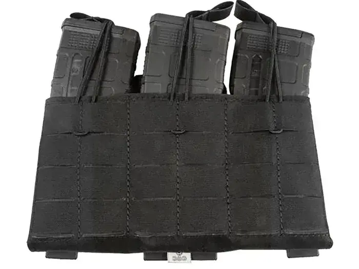 5.56mm Compact Triple Mag Panel, Black