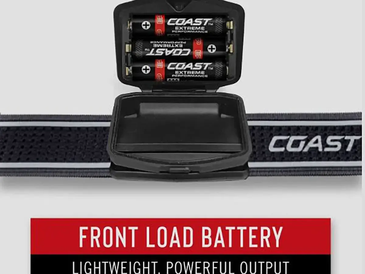 FL75 Headlamp 700 Lumens w/Pure Beam & Twist Focus BLK/Red