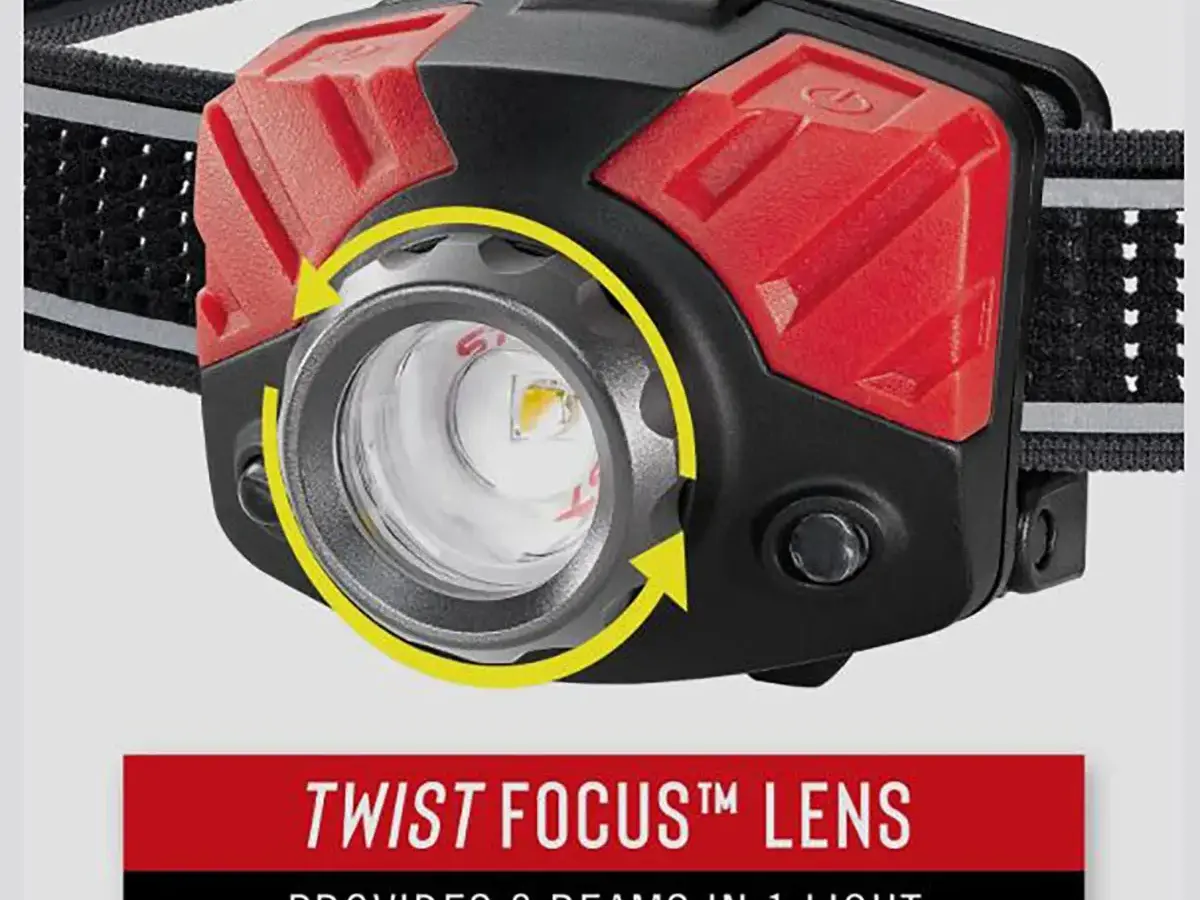 FL75 Headlamp 700 Lumens w/Pure Beam & Twist Focus BLK/Red - photo 5