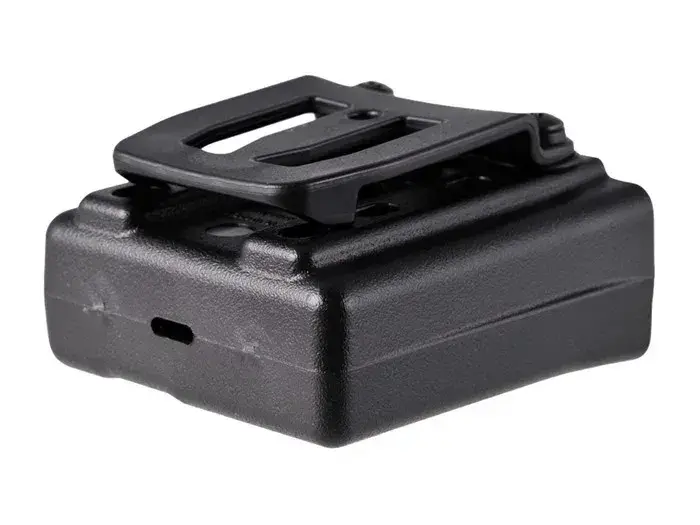 AR-15 Lictor Single Magazine Carrier with Belt Clip Black