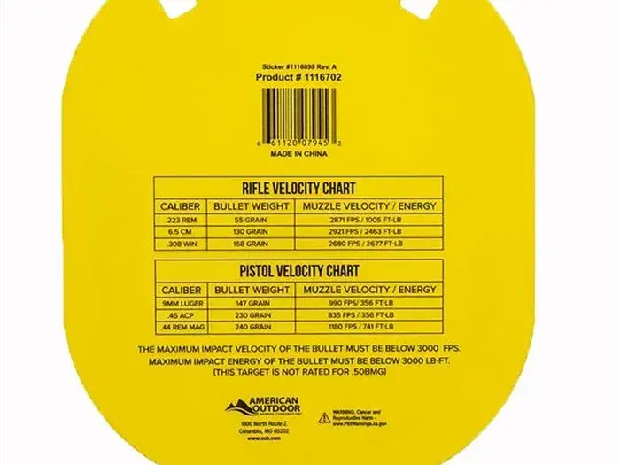 8" Gong AR500 Steel Target - photo 2