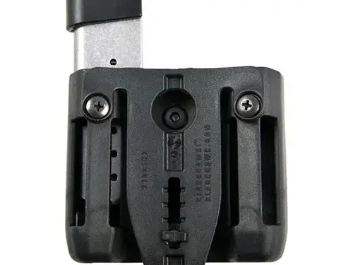 Single Stack Double Mag Case, Black