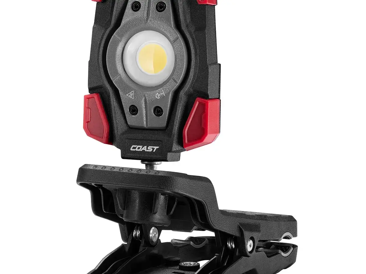 CL10R Clamp Light 1150 Lum w/Ultra View Flood Light BLK/Red - photo 3