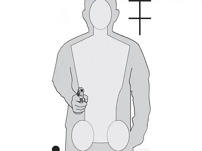 Official Ohio Police Qualification Targets 50 Pack